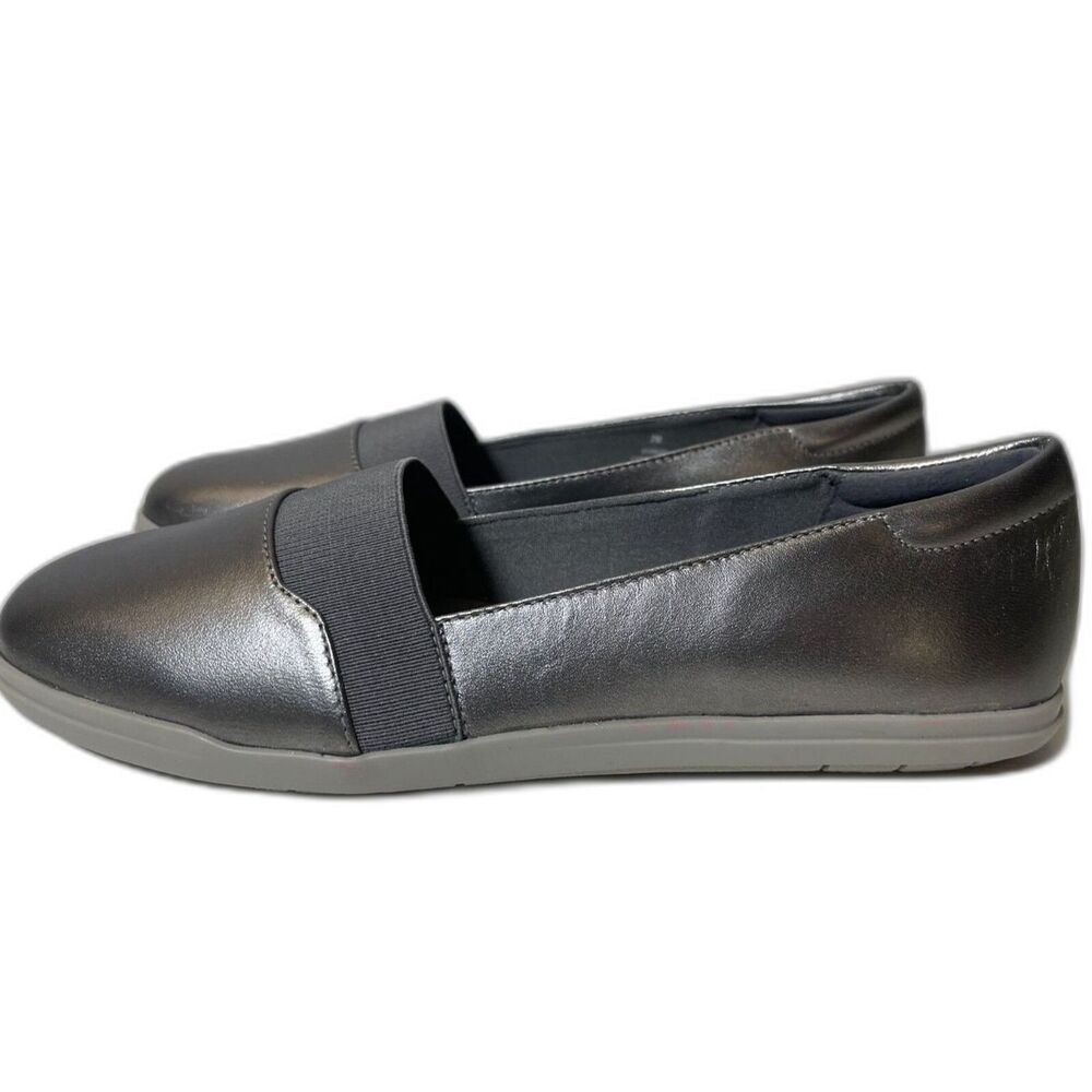 EASY SPIRIT Bounce Slip On Flats- Women's Size 7M -Pewter